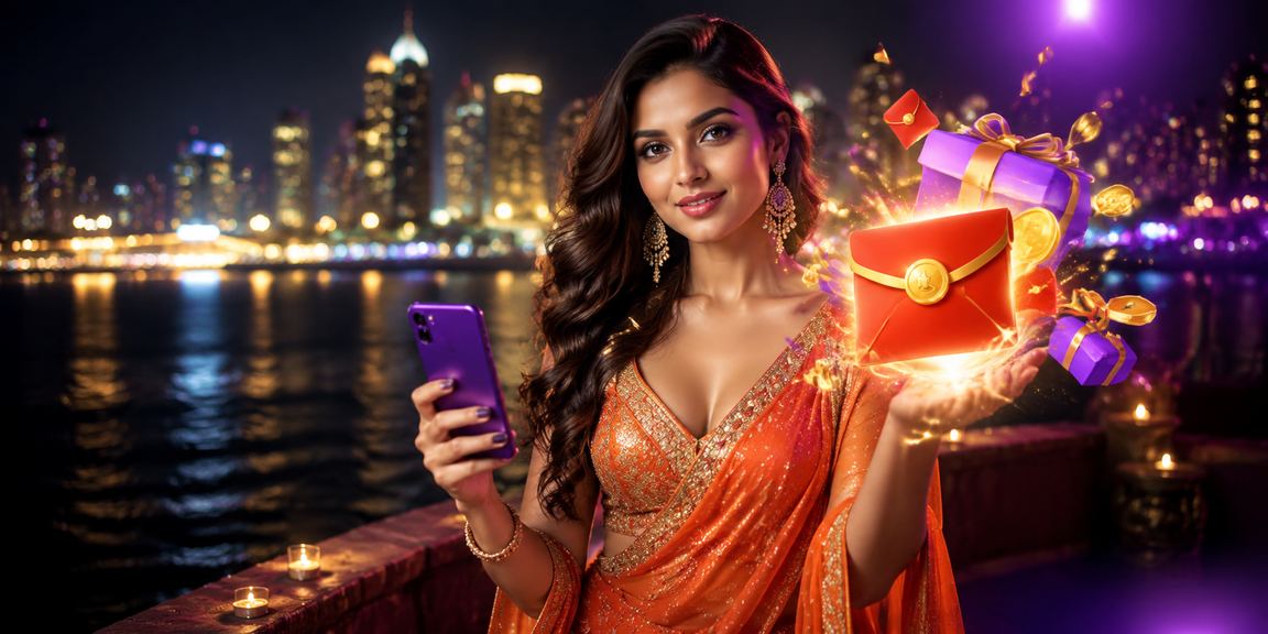 Mumbai evening street scene with exciting cricket betting and bonus promotions